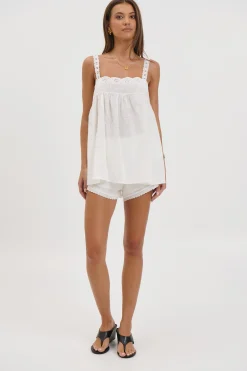 Alora Lace Set White