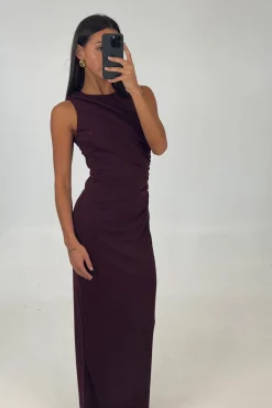 Avery Maxi Dress Plum