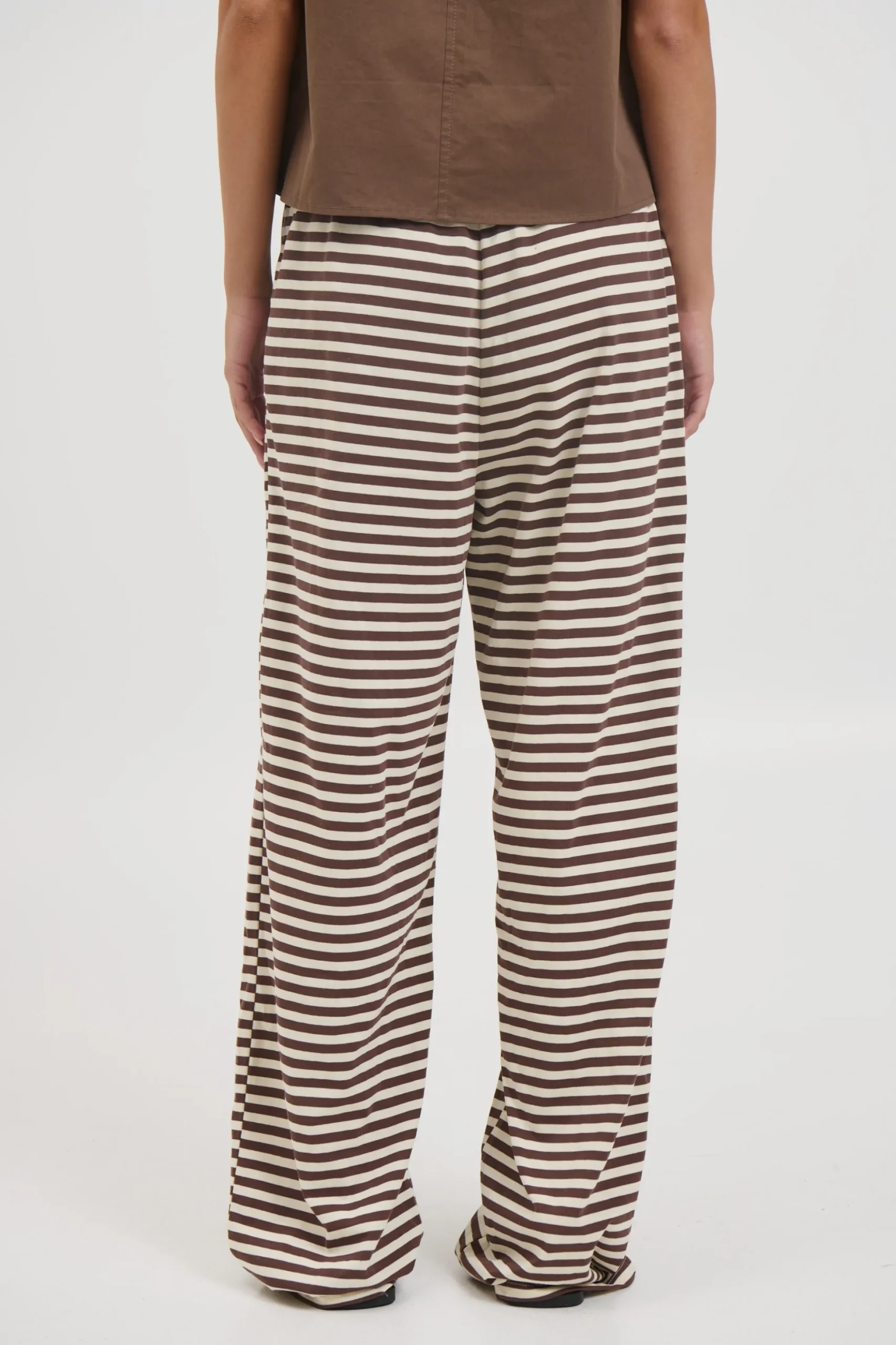 Bloom Pant Dark Chocolate Stripe
