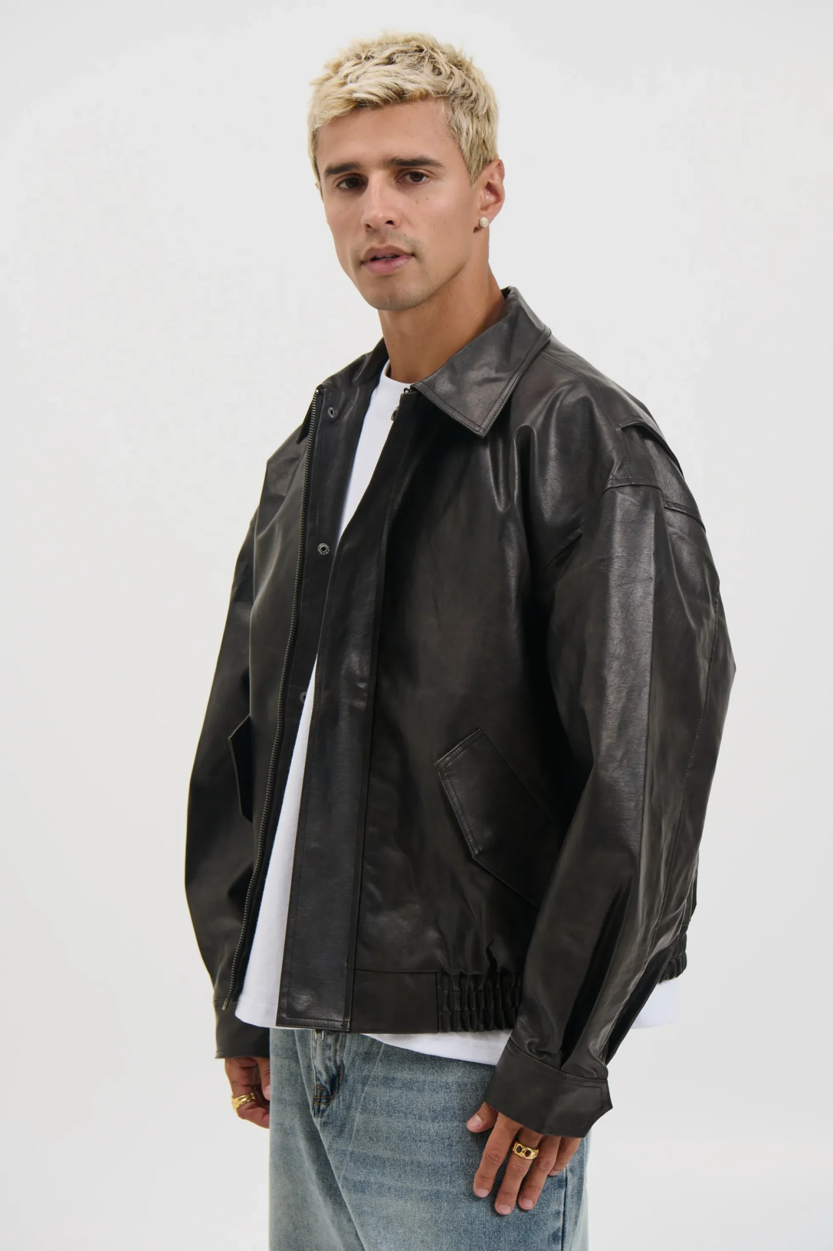 Bomber Jacket Vintage Black