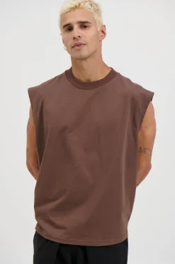 Callin Crop Tank Choc