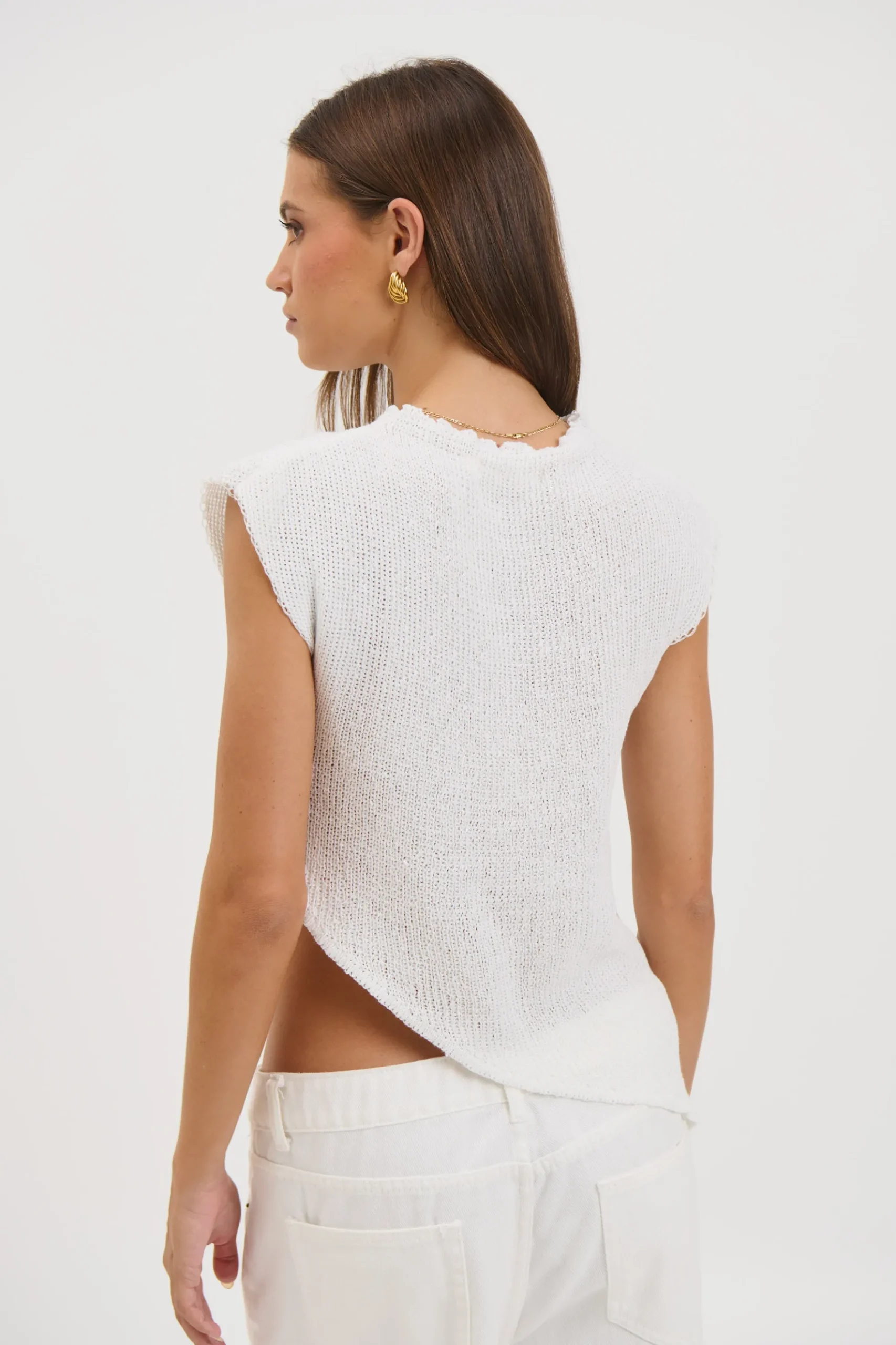 Cassie Top White