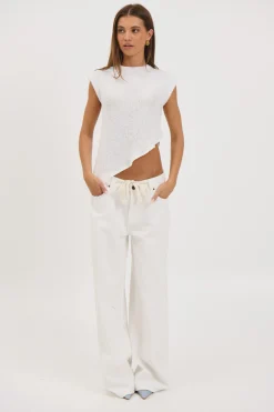 Cassie Top White