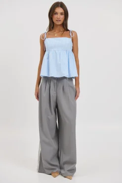 Chontelle Babydoll Top Sky
