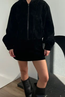 Clara Bomber Black