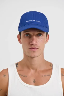 College Cap Minimal Blue