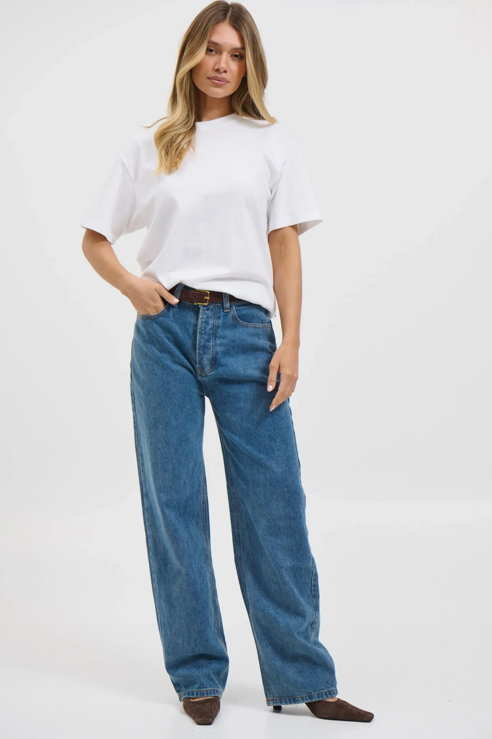 Dania Jean Mid Blue