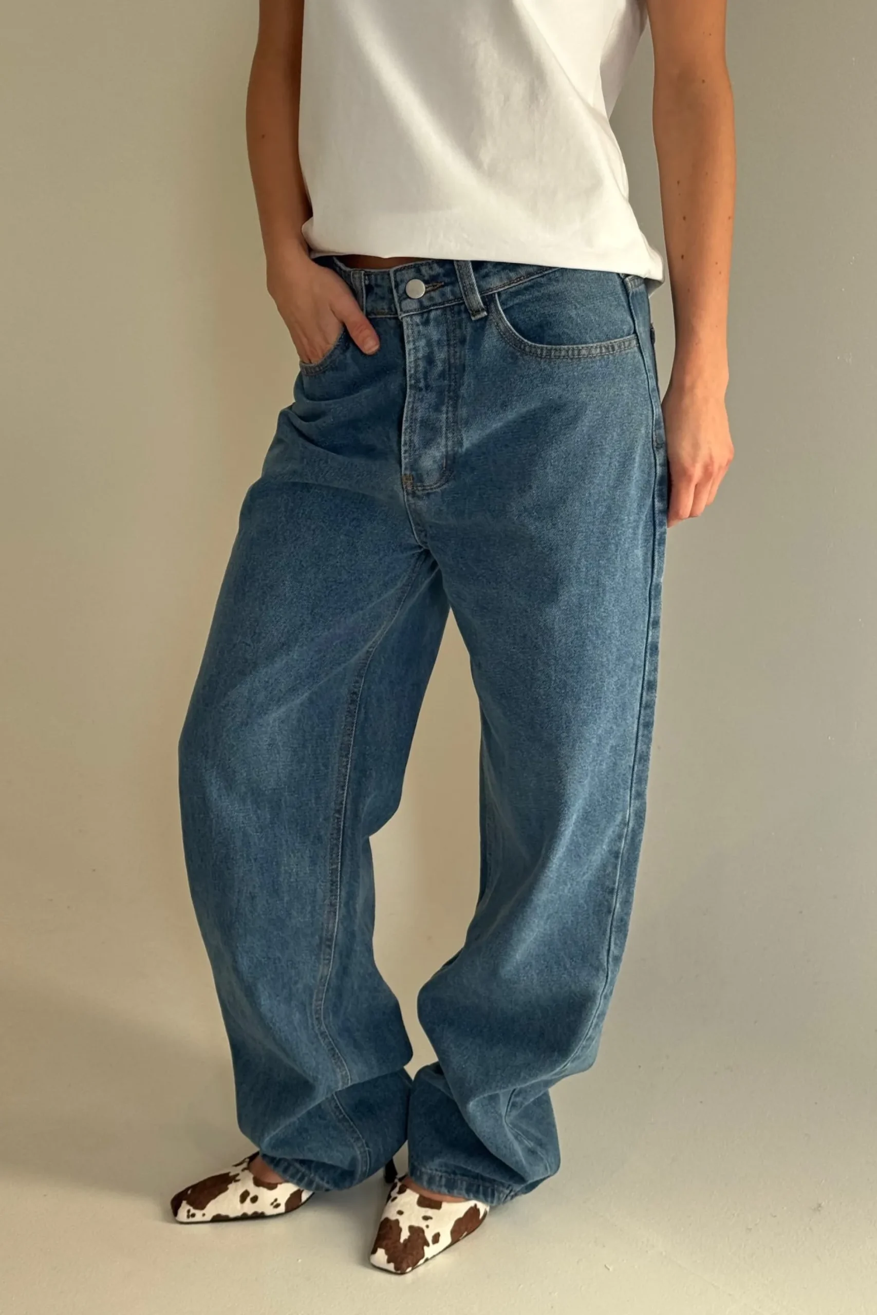 Dania Jean Mid Blue