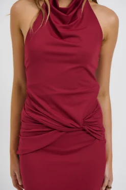 Darling Maxi Dress Wine