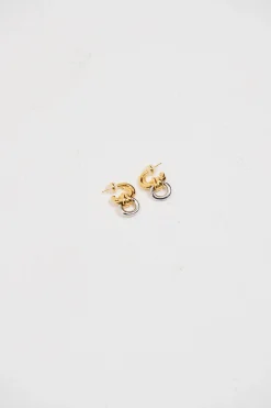 Delica Knotted Earring Mixed Metals