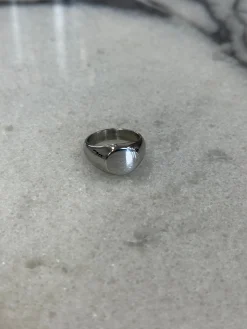 Dome Signet Ring Silver