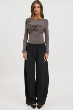 Edie Bodysuit Smoke