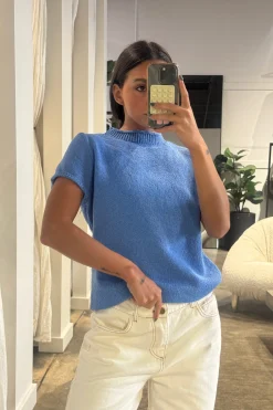 Effy Top Cobalt