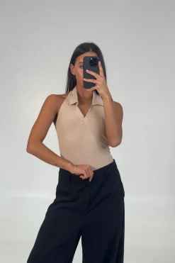Elio Bodysuit Beige