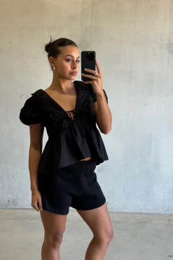 Elouise Shirt Black