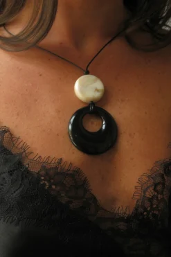 Etta Necklace Black