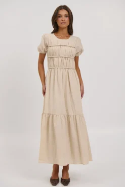 Gianna Maxi Dress Oat