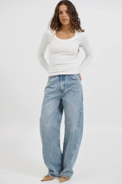 Giselle Long Sleeve White
