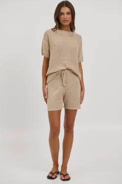 Golda Knit Set Sand