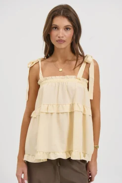 Hailey Top Lemon