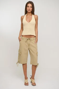 Halo Halter Top Butter