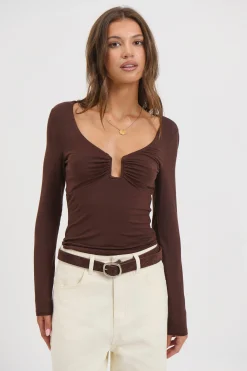 Ida Long Sleeve Chocolate
