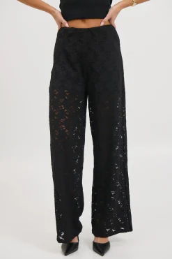 Jacinta Lace Pant Black