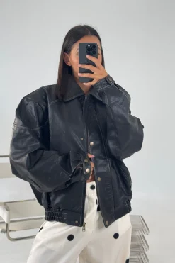 Jorja Bomber Jacket Vintage Black