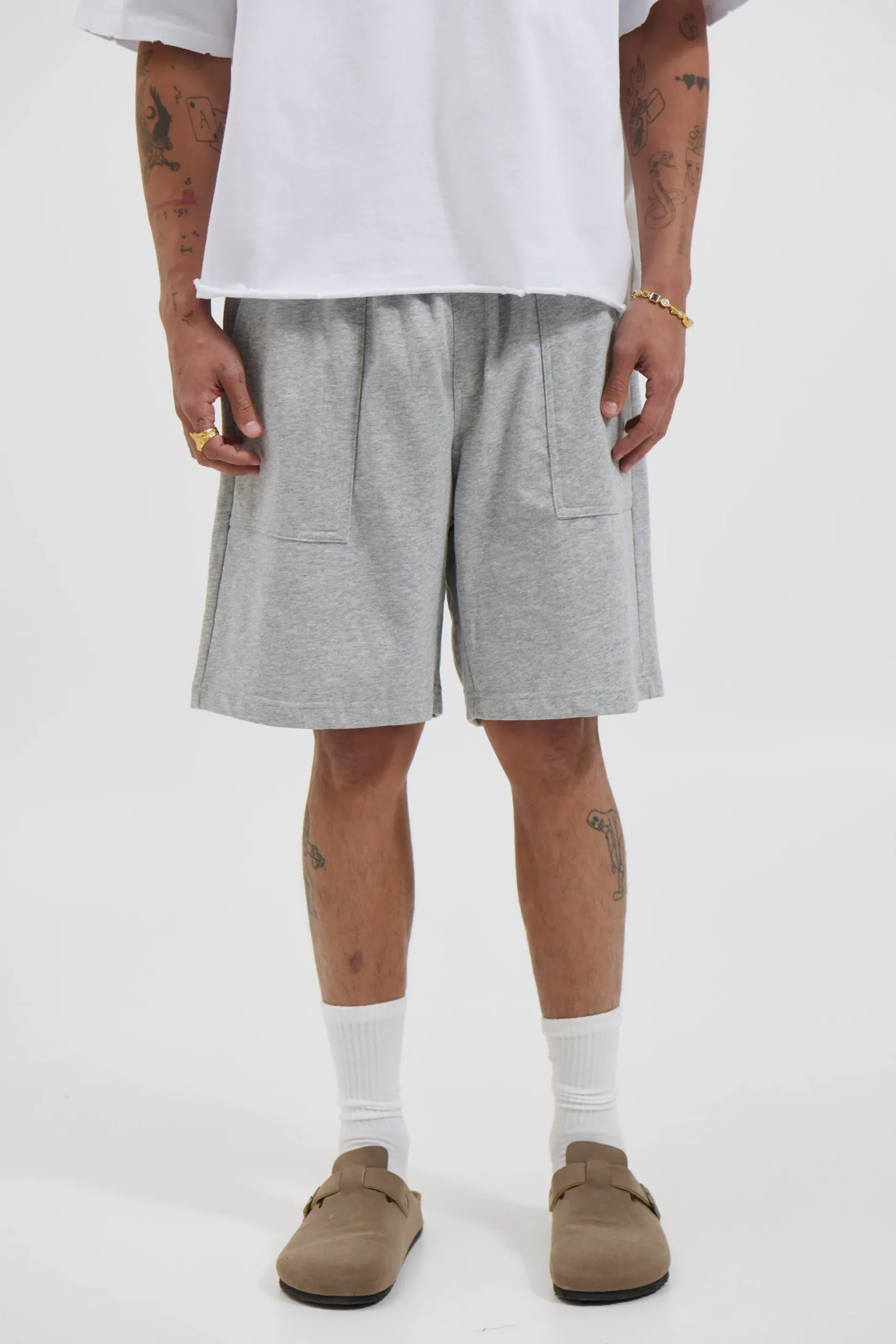 Jude Jersey Short Grey