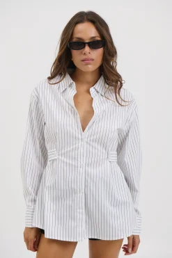 June Oversized Shirt White