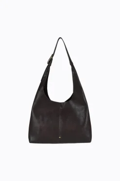 Kismet Slouch Bag Chocolate Grain/Gold