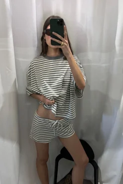 Kourt Bloomers Ash Stripe