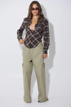 Leah Shirt Dark Grey