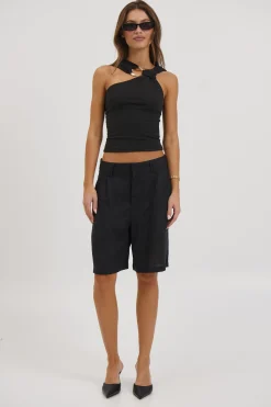 Leon Top Black