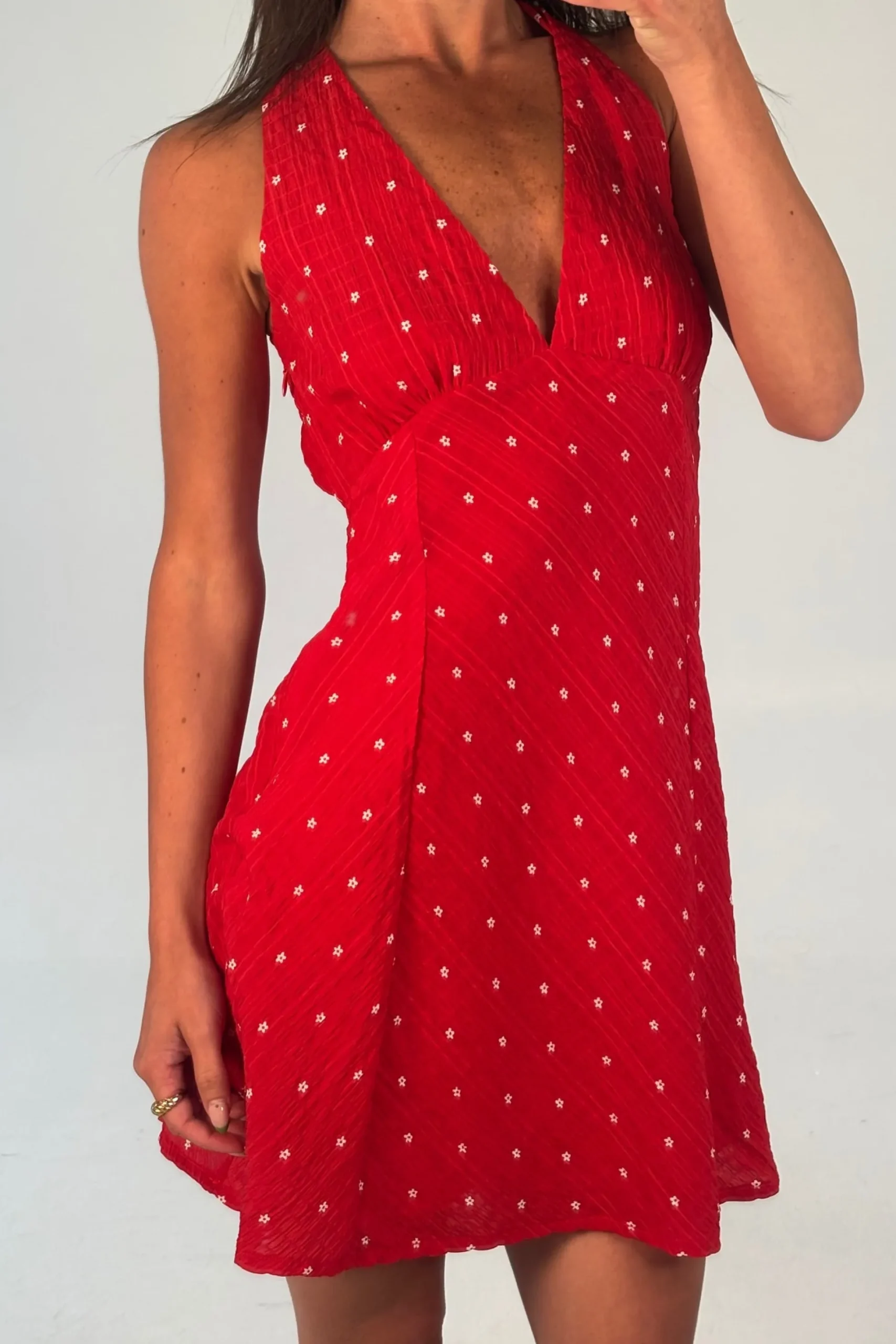 Liza Mini Dress Cherry