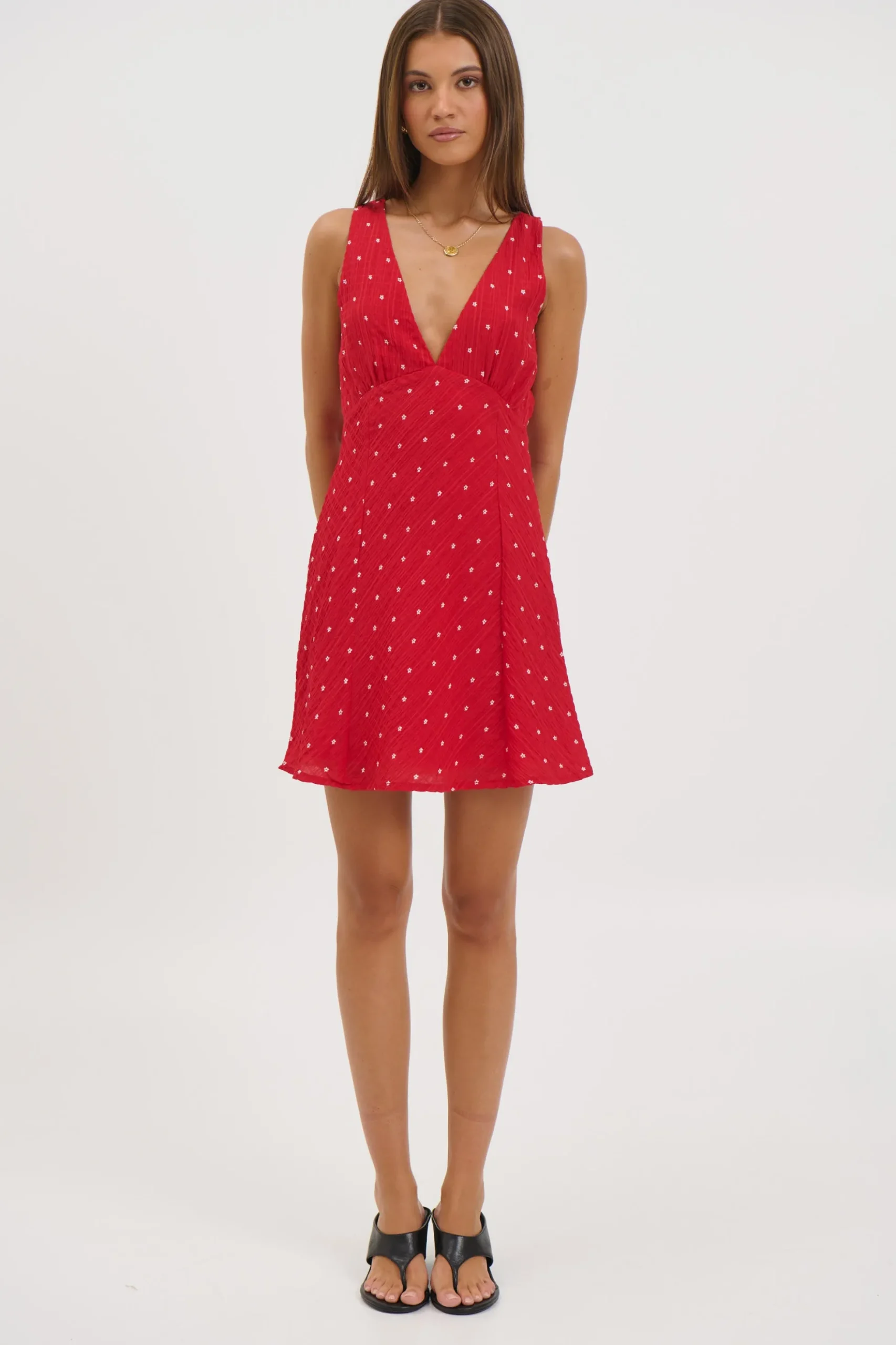 Liza Mini Dress Cherry
