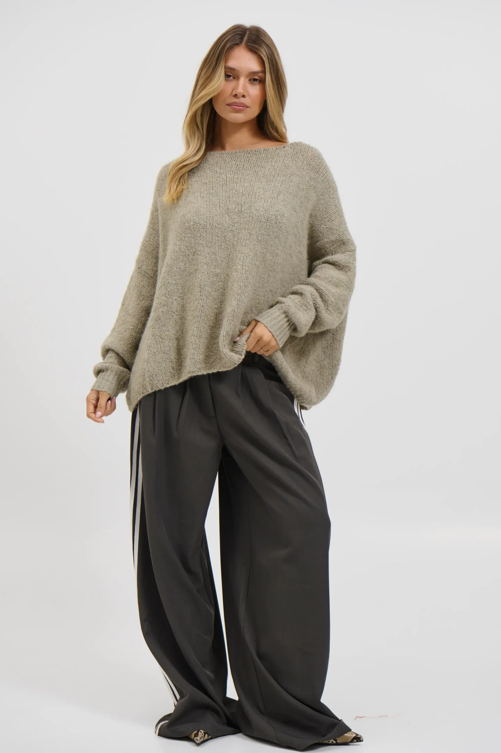 Louise Knit Olive