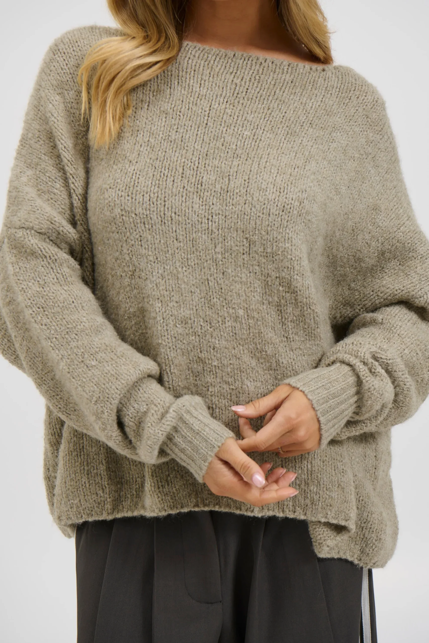 Louise Knit Olive