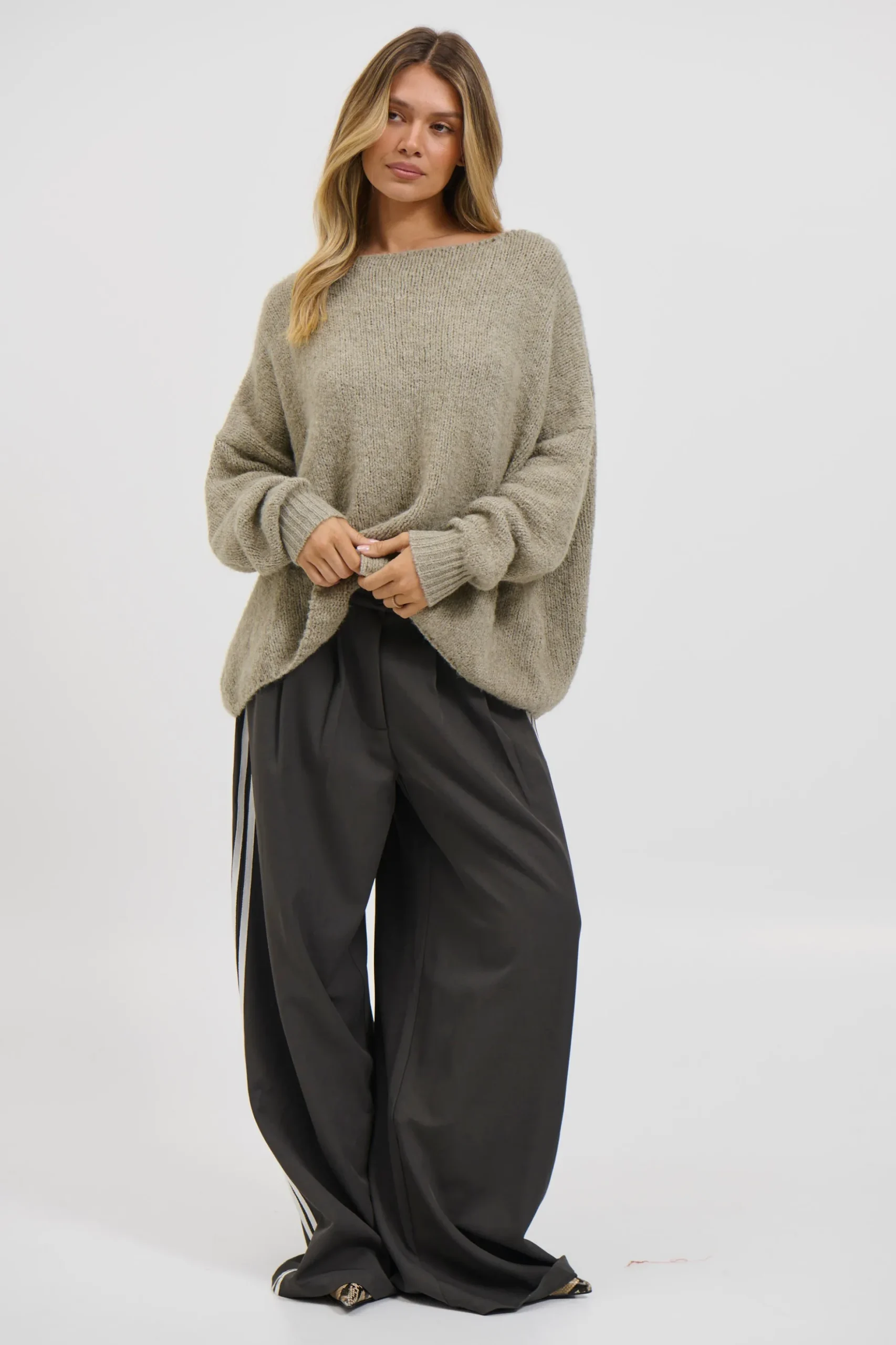Louise Knit Olive
