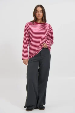 Madi Long Sleeve Strawberry