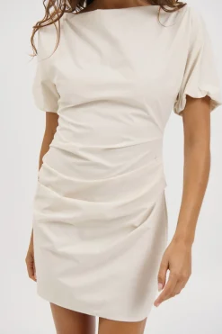 Margarita Mini Dress Beige