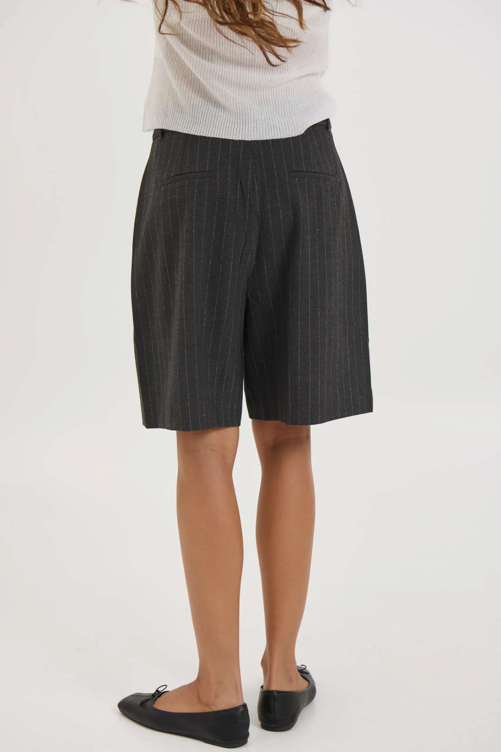 Mika Short Pinstripe