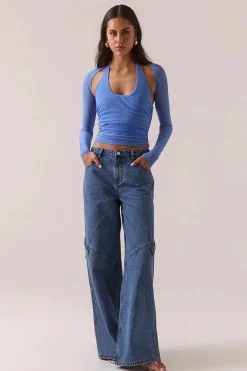 Myriad Bolero Halter Top Cornflower
