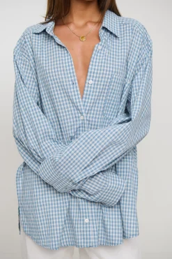 Notting Hill Shirt Baby Blue Check