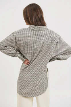 Notting Hill Shirt Cream Check
