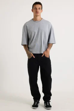 NTH Crop Box Tee Grey