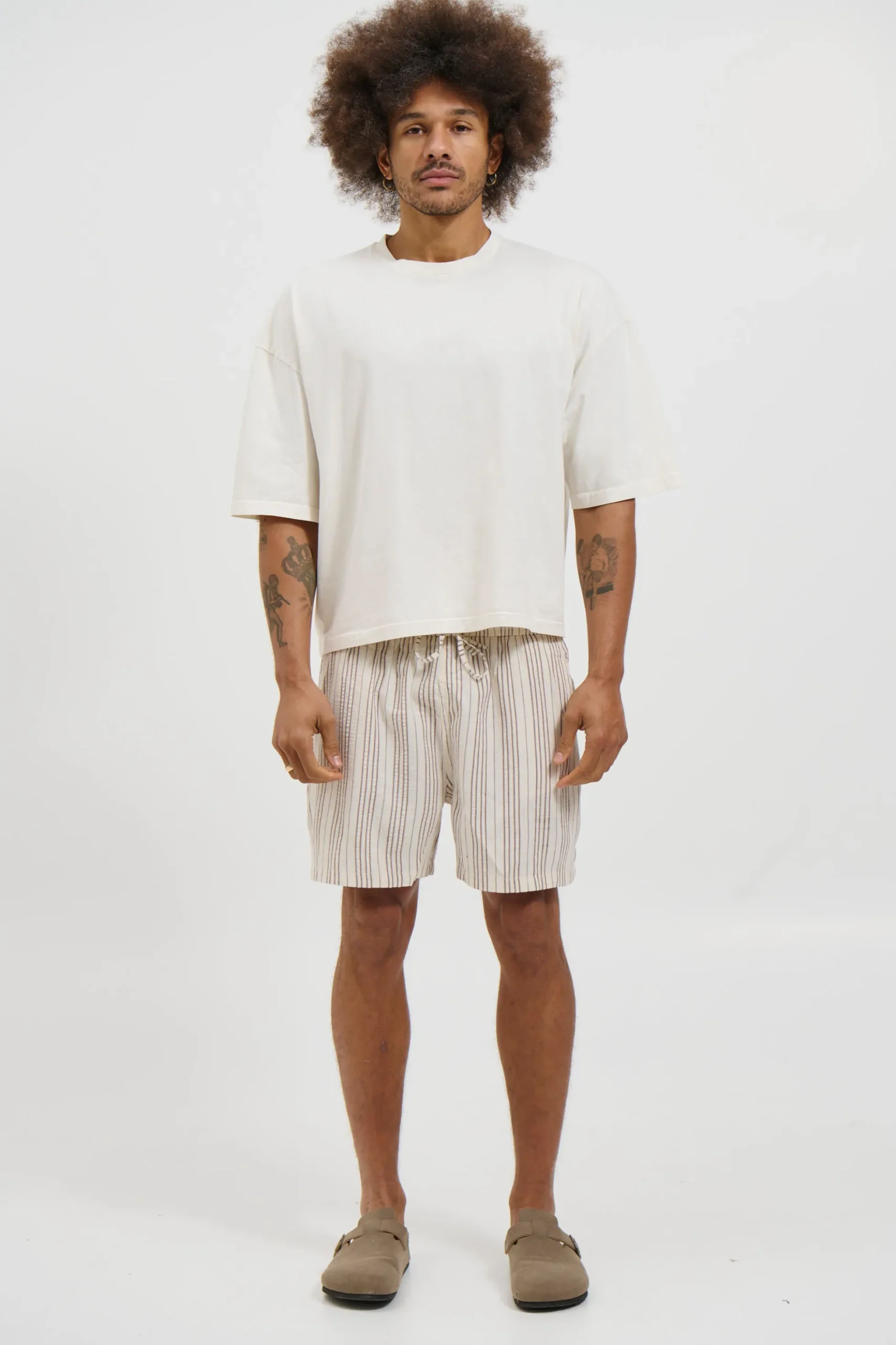 NTH Crop Box Tee Ivory