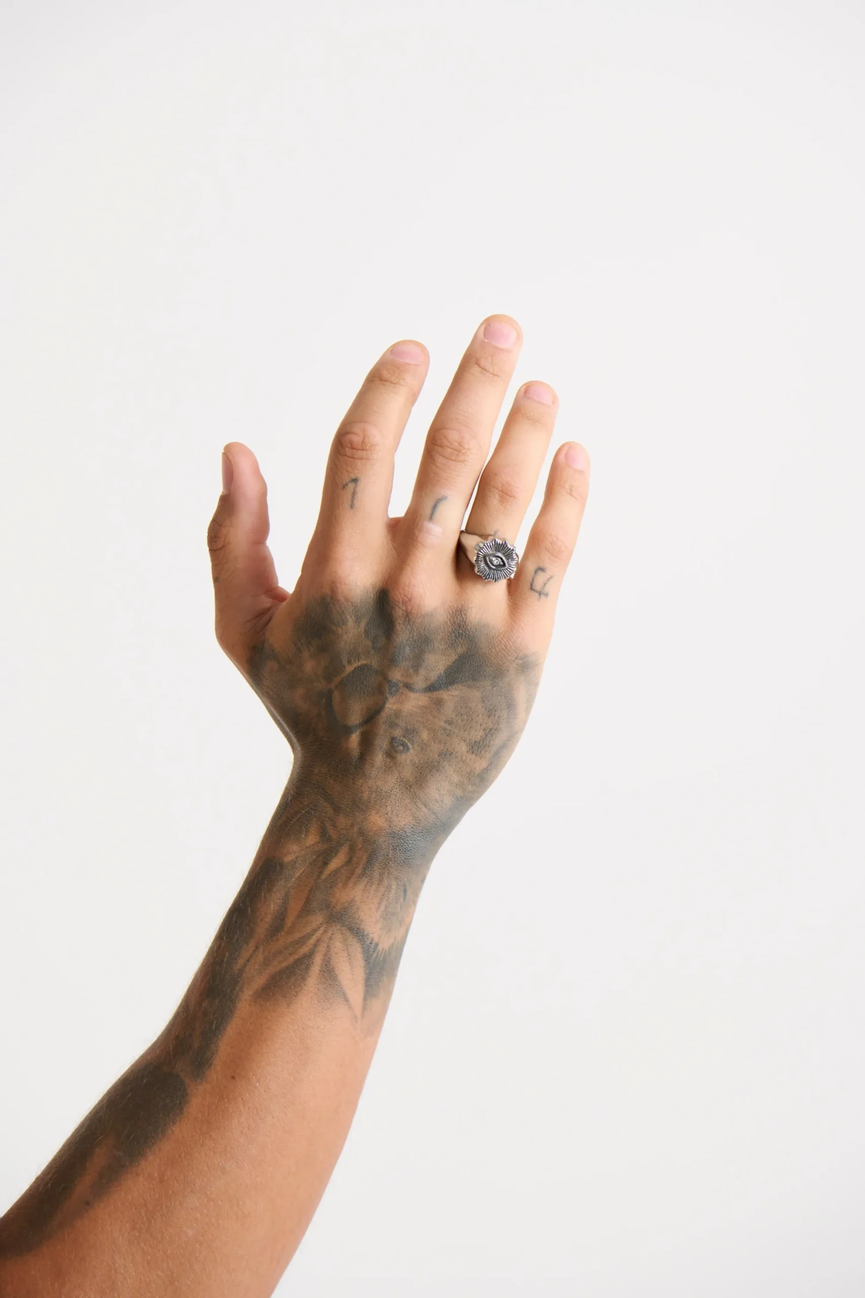 NTH Eye Signet Ring Silver