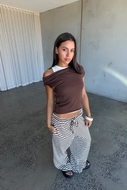 Nylah Knit Top Chocolate
