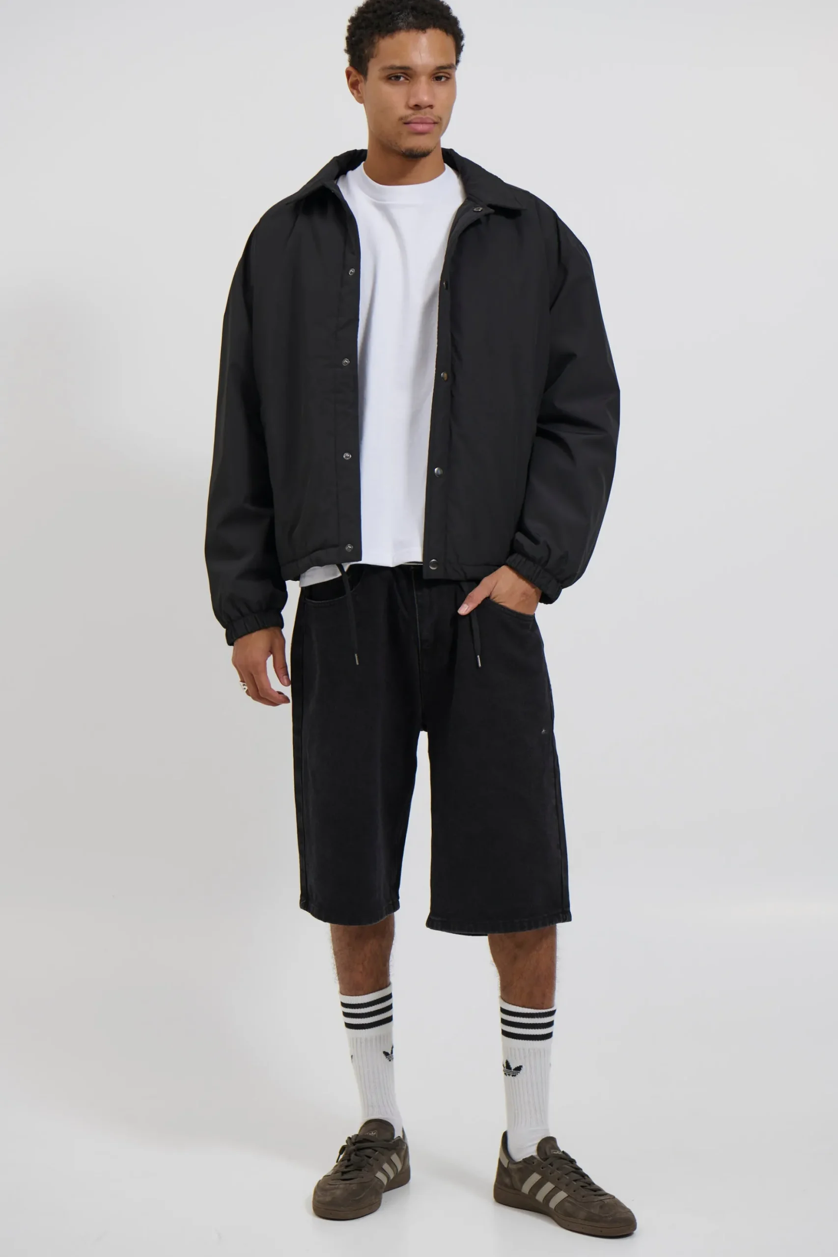 Padded Bomber Black